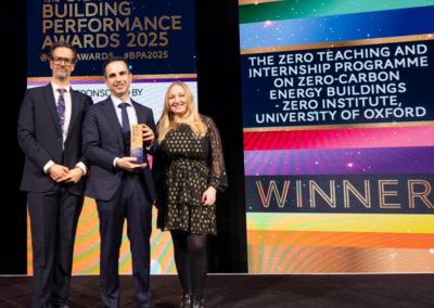ZERO Institute wins the CIBSE Award 2025